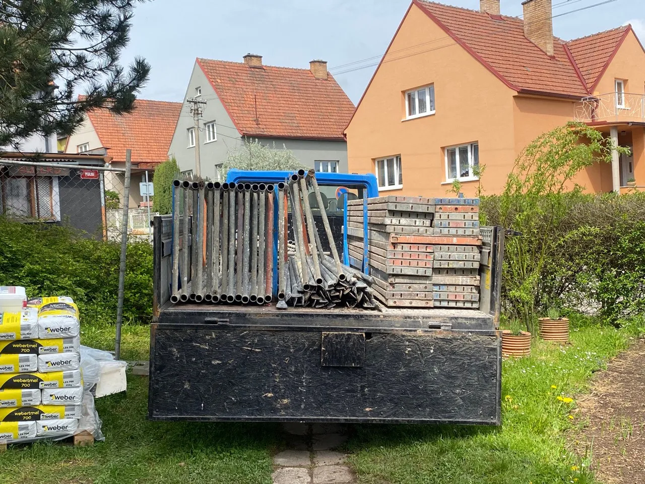 Mytí fasád – Lešení Boskovice, ukázka realizace v regionu Boskovice