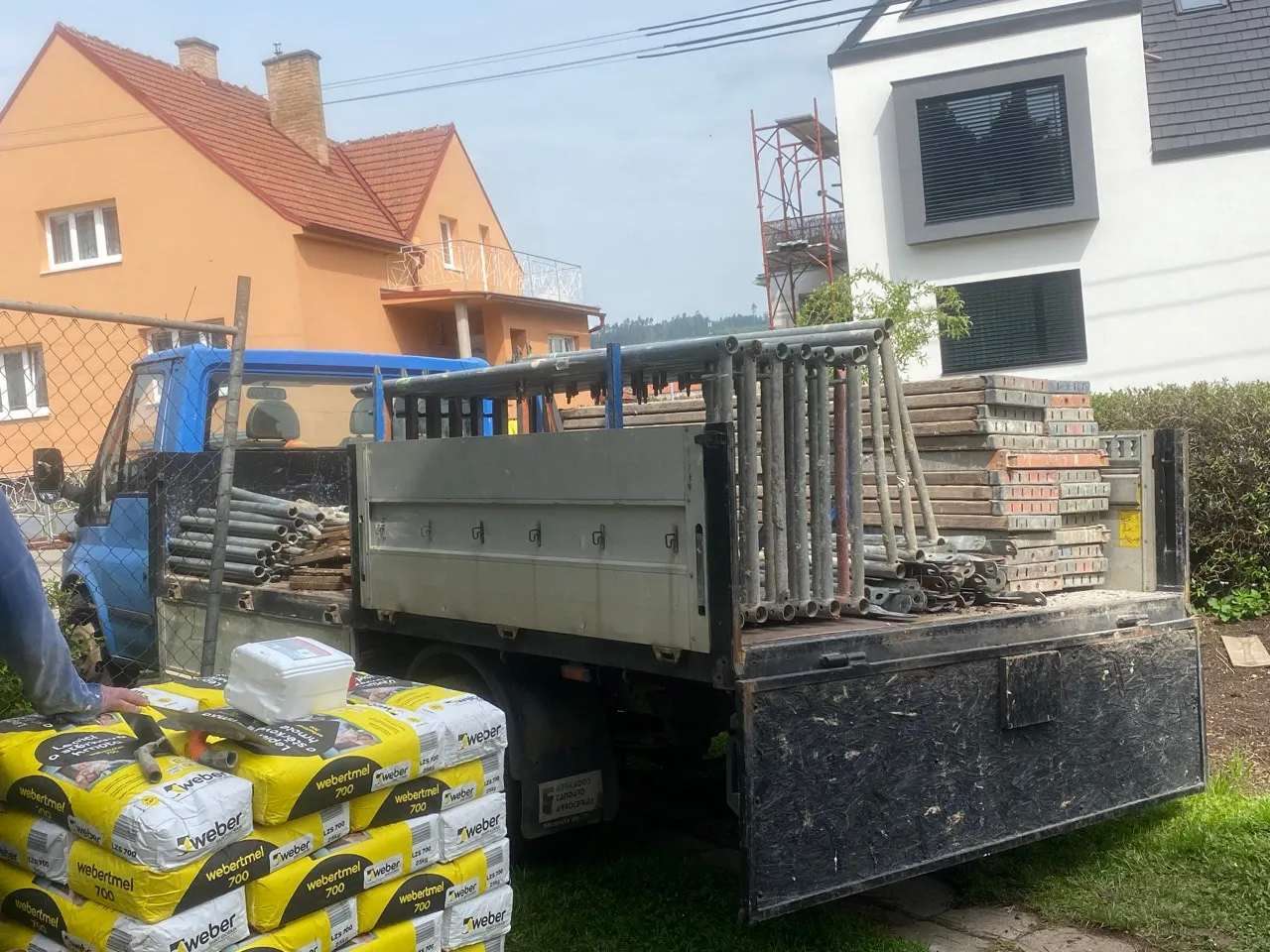 Realizace lešení a mytí fasád v regionu Boskovice – ukázka 6